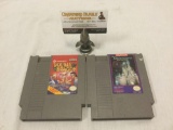 2 NES Nintendo video game cartridges: Double Dragon & Disney Adventures in the Magic Kingdom