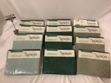 12 pcs. (6 flat sheet & 6 fitted) twin size bedding sheets sets by JCPenney by Design