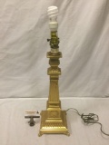 Vintage column style table lamp.