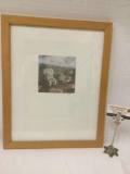 Framed hand signed original print artwork by Vale