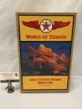 Wings of Texaco series 1:30 Scale Die Cast model airplane. 1929 Curtiss Robin Airplane. In box.