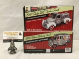 2 ERTL 1:25 scale Texaco die cast model cars. 1947 Dodge WC Tanker Truck & 1950 Divco Delivery Truck