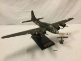 Composite model plane of the Boein Usaaf B-17 Flying Fortress. Sold as is.
