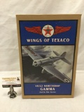 Wings of Texaco series 1:30 Scale Die Cast model airplane. 1932 Northrop Gamma. In original box