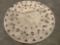 Round natural OPALHOUSE wool outdoor patio rug w/ cut out circular design