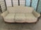 Vintage couch w/ floral upholstery & regal claw foot legs