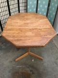6-sided dinning table, approx. 60x42x29 inches