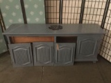 Vintage wooden La Galerie Thomasville buffet cabinet, sold as is