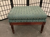 Vintage upholstered ottoman/ foot rest,