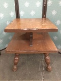Vintage two-tiered end table