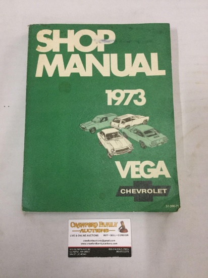 1973 CHEVROLET Vega Shop Manual, some wear, see pics.