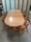 Vintage dining room table w/ 3 leaves & 6 chairs. With leaves approx 96x40x30 inches.