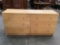 Modern pine wood 6-drawer lowboy dresser, approximately 63 x 19 x 31 inches.