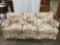 Floral print La-Z-Boy Signature II sofa couch. Approx 84x38x34 inches.