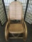 Vintage bamboo rocking chair w/ wicker seat and back, good condition.