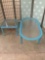 Matching vintage glass top patio tables, side table, & coffee table