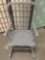 Vintage child?s rocking chair, painted gray