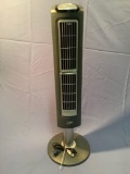 LASKO type TF3 tower fan w/ timer, tested & working, approx. 12 x 39 inches.