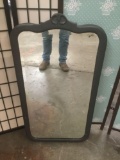 Antique wall hanging mirror. Approx 40x21 inches.