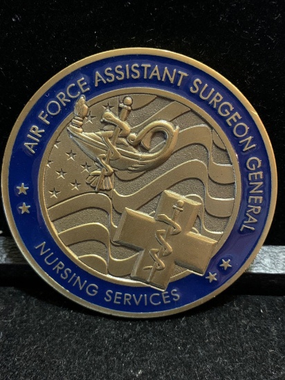 Challenge Coin : Air Force assistant Surgeon General / Nursing services / Kimberly A. Siniscalchi