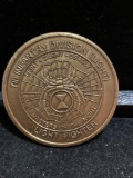 Challenge Coin : 7th infantry Division - Masters of The Night- Light Fighter / WWI- WWII- Korea