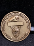 Challenge Coin : University of Nevada Reno Army ROTC Wolfpack Battalion