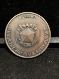 Challenge Coin : V Corps Leads the way in US Army Europe / Germany