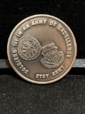 Challenge Coin : Soldiers 1st in an Army of Excellence/ Stay Army numbered 155