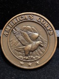 challenge coin: Americas Corps/ Commanders excellence Award