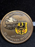 Challenge Coin : Mustangs/ 3d Armored Division / 3rd Division/ 8th Cavalry