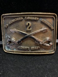 2d Armored Cavalry Regiment Always ready Belt buckle