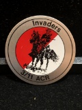 Challenge Coin : Invaders 3/11 ACR w/ tank on reverse