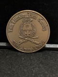 Large Challenge Coin: Fifth Battalion fifth Cavalry/3d Armored Division/ Bayonets Ready 1st Brigade