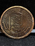 Challenge Coin : Large Coin / Commanding Generals Team ? Keep Charging / 3d Support Command