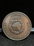 Challenge Coin : V Corps Leads the way in US Army Europe / Sapper Stakes