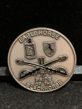 Challenge Coin : Eaglehorse pride of the Blackhorse/ second Squadron eleventh armored division