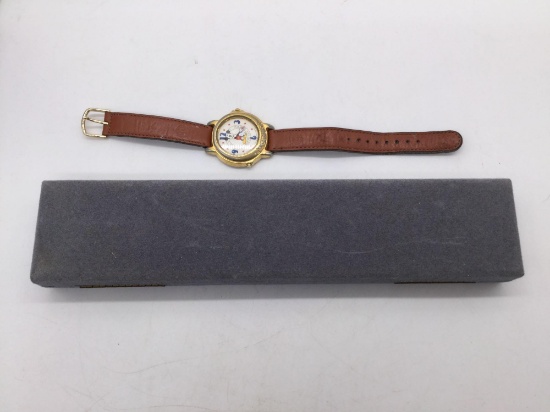 Vintage Lorus Mickey Mouse "Happy Birthday to You" wristwatch