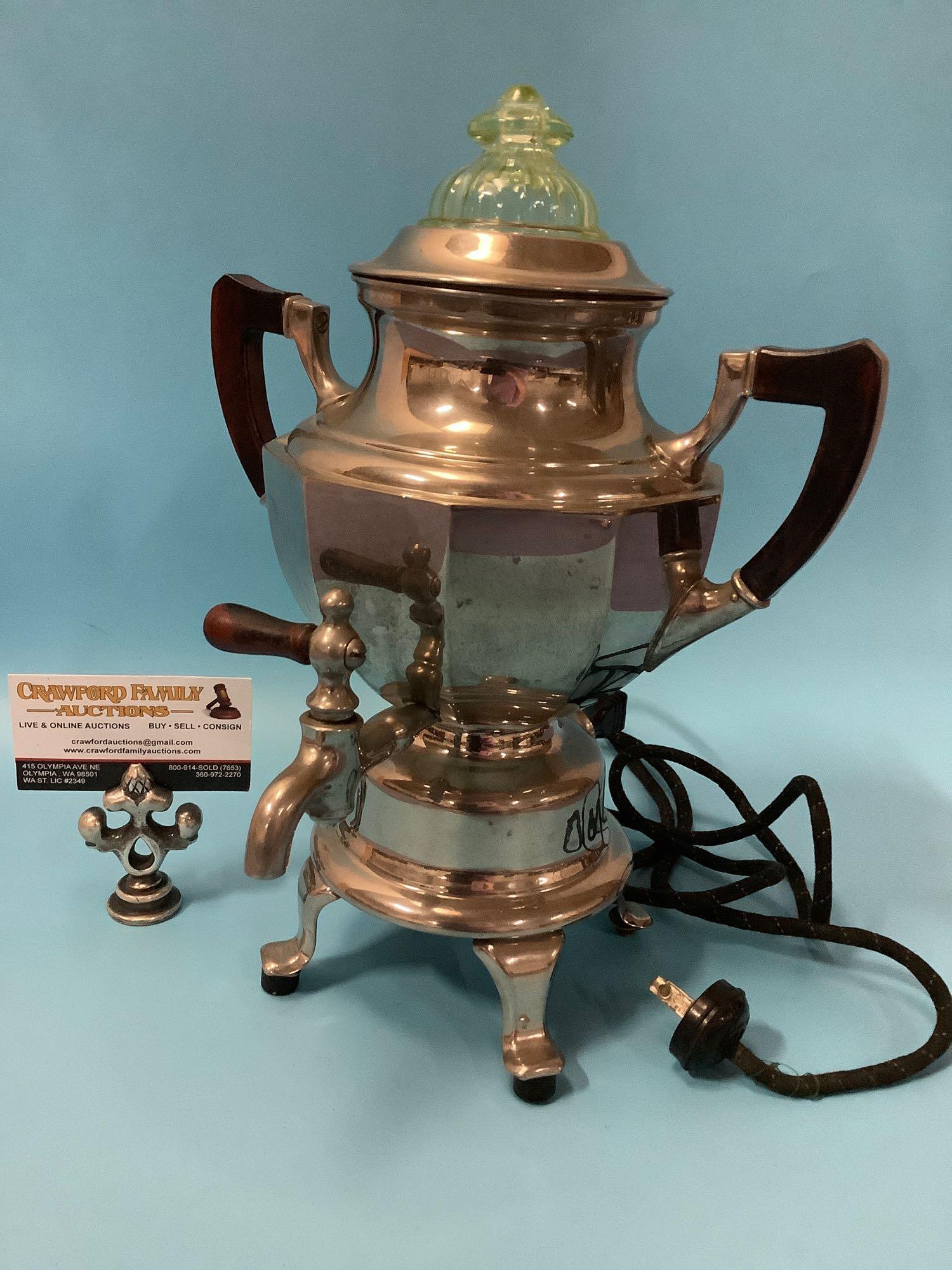 Electric Coffee Percolator  National Museum of American History