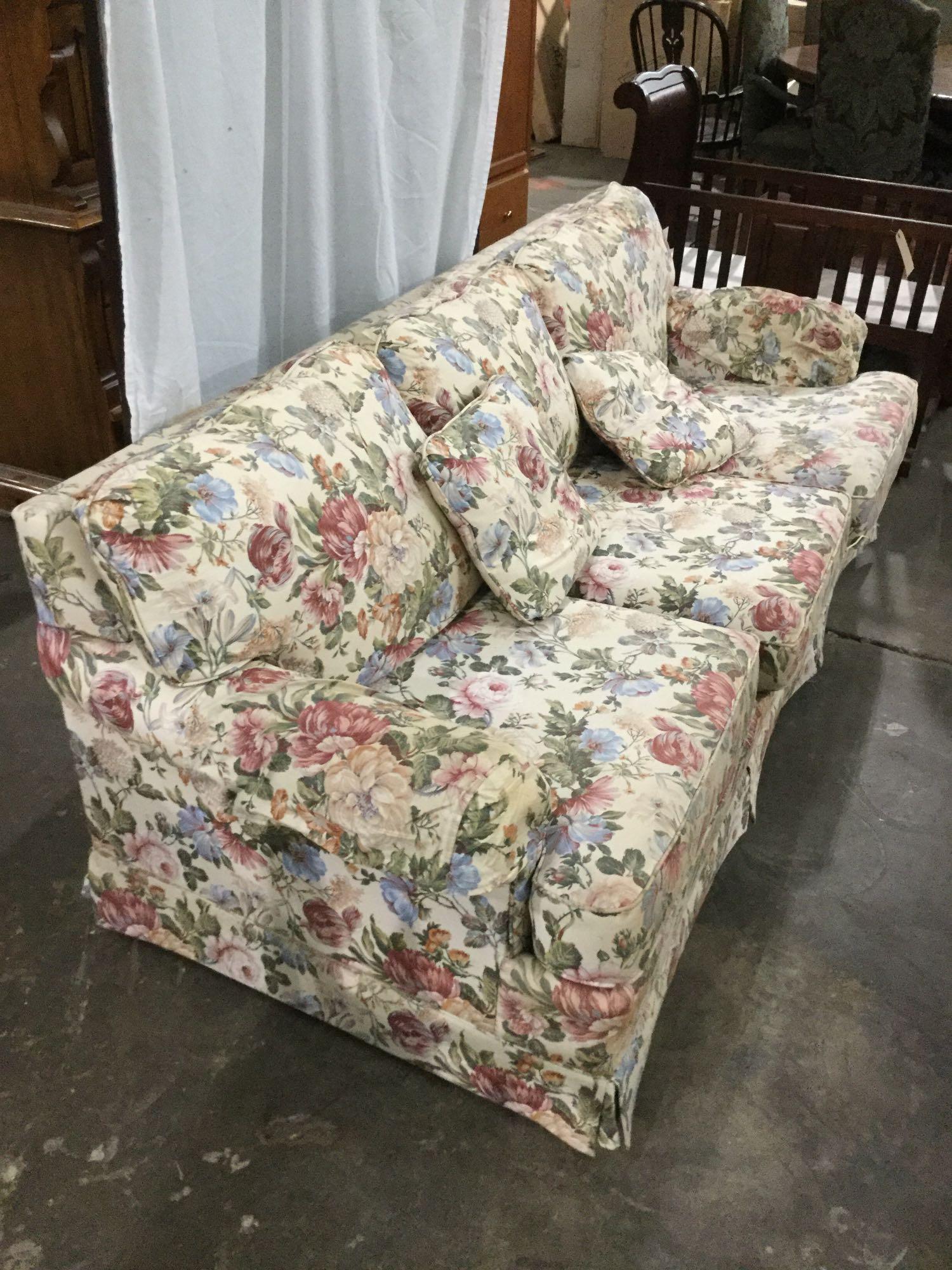 Lazy boy best sale floral couch