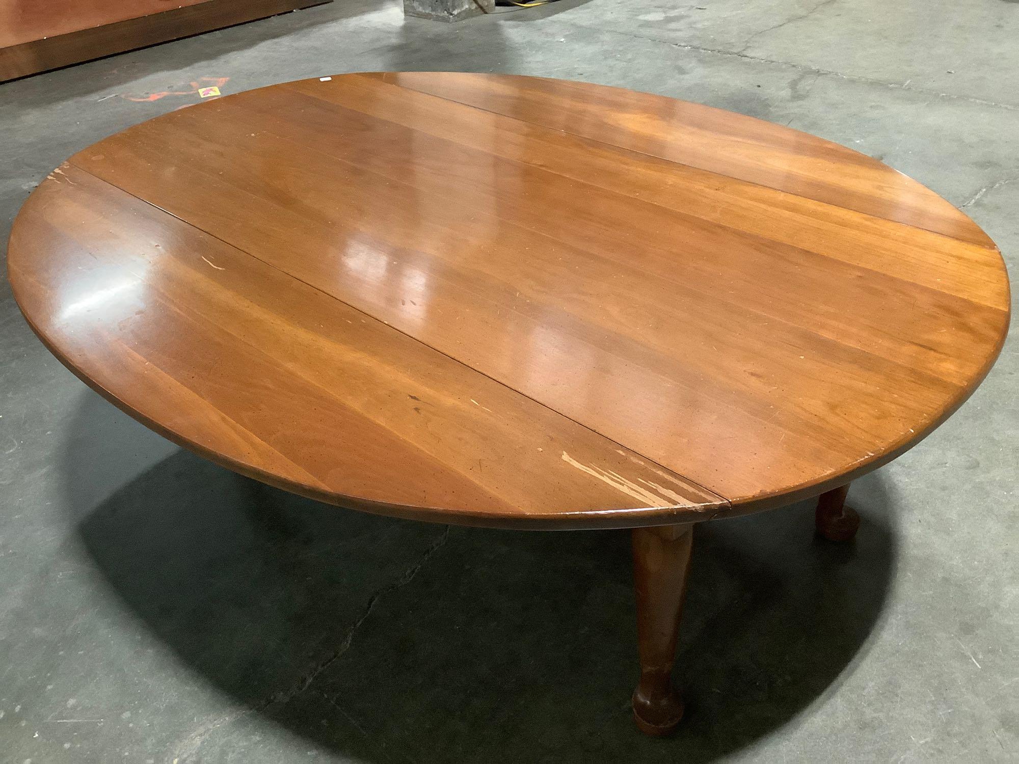 Cherry by Harden vintage drop leaf coffee table, | Proxibid