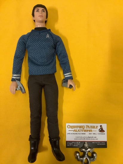 Mattel 2008 Barbie Pink Label STAR TREK movie Spock 12 inch doll.