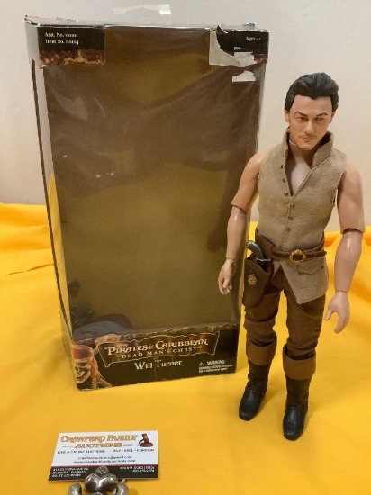 Pirates of The Caribbean Dead Man?s Chest - Will Turner 12 inch doll w/ box by Disney/ Zizzle