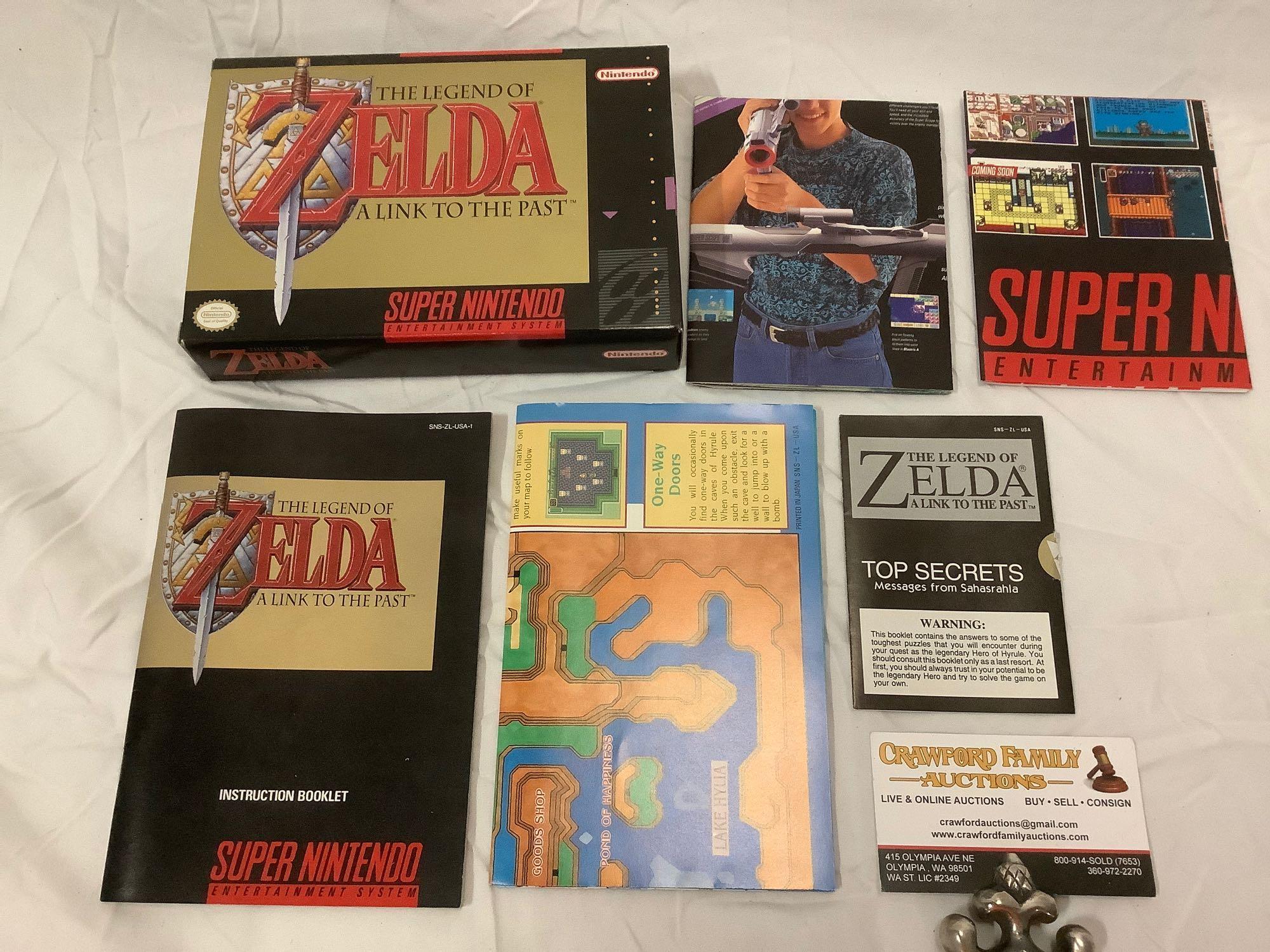 BOX ONLY Super Nintendo THE LEGEND OF ZELDA A | Proxibid