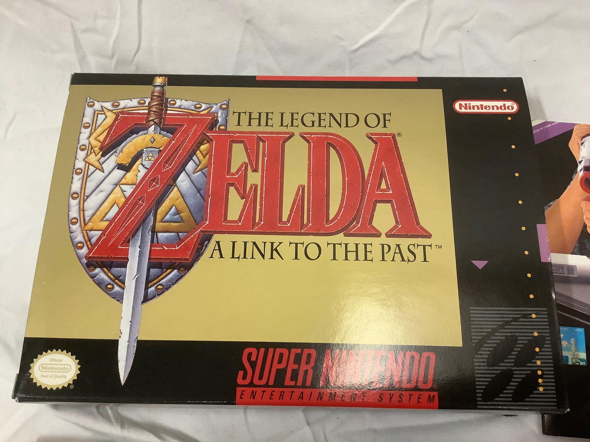 BOX ONLY Super Nintendo THE LEGEND OF ZELDA A | Proxibid
