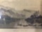 Antique framed lake print Afternoon - Loch Ard. by R. Gallon, approx 23 x 16 in.