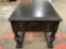Vintage Lane Furniture wood side table w/ 1-drawer, approx 22 x 29 x 20 in. See pics.