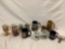 12 pc. lot of ceramic coffee mugs/ steins; Seattle Times, Sea Lion Caves, Boeing 50th