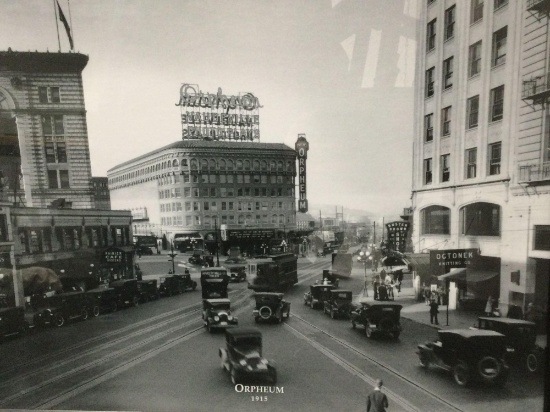 Framed Print Picture of The Orpheum Theater in Seattle, circa 1915