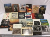 Box lot of mostly hard cover photography books; Australia, landscape photography, architectural,