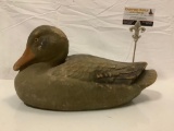 Vintage composite Carry-Lite duck decoy, approx 13 x 6 x 6 in.